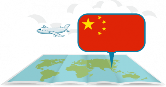 zemekoule s letadlem Čína