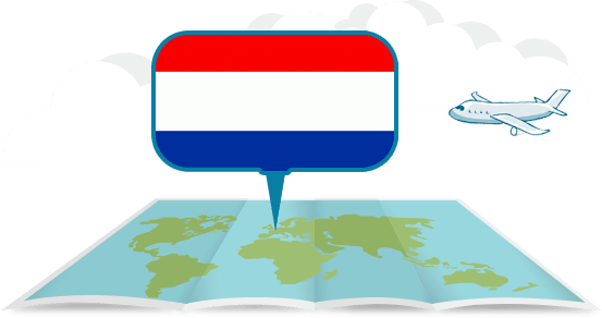 zemekoule s letadlem Nizozemsko/Holandsko